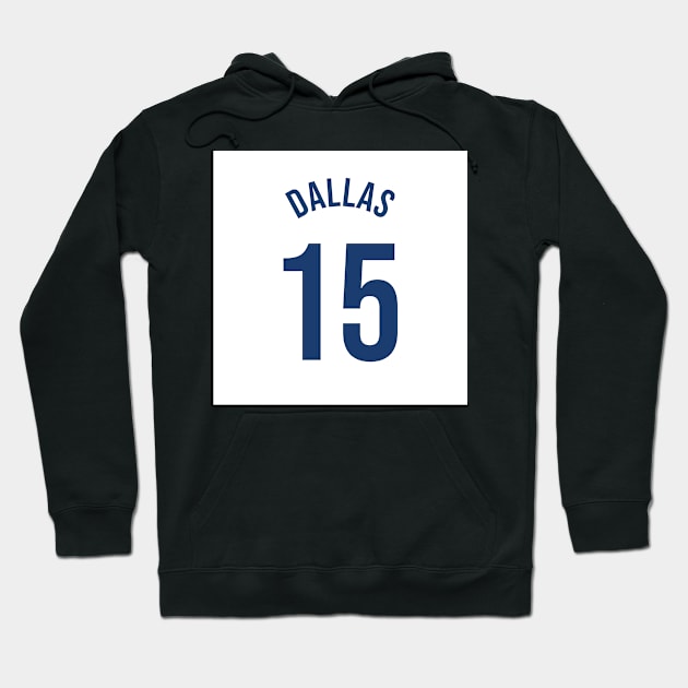 Dallas 15 Home Kit - 22/23 Season Hoodie by GotchaFace